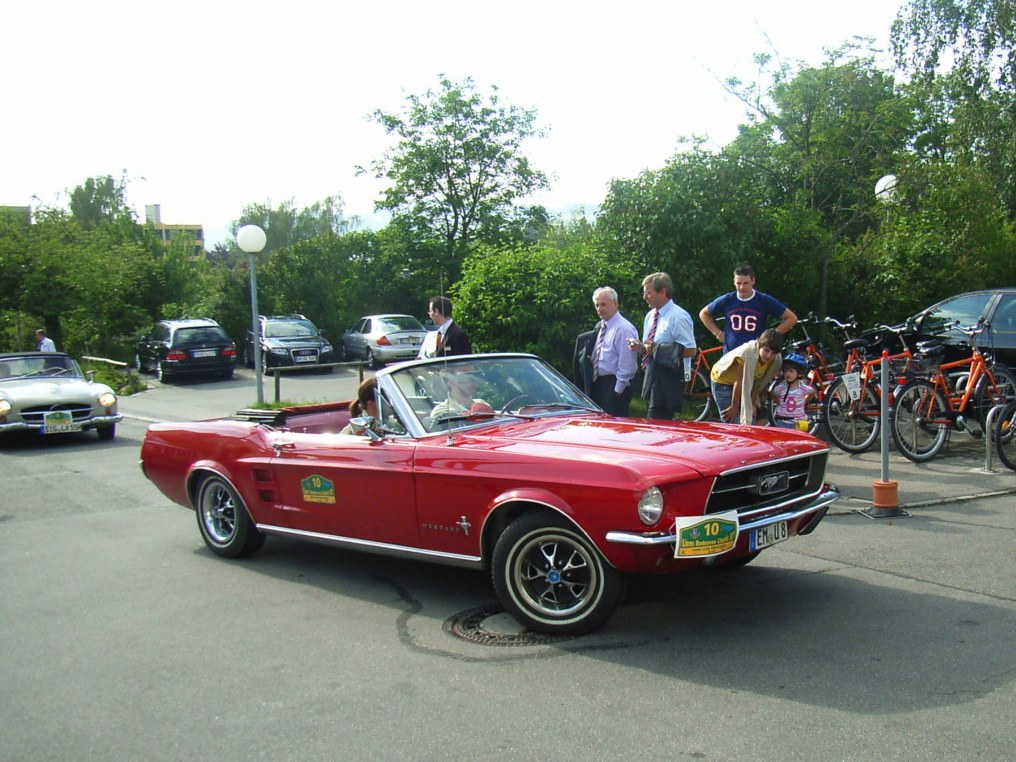 1. LIONS Bodensee Classic 2007 Ford Mustang Cabriolet Startnummer 10