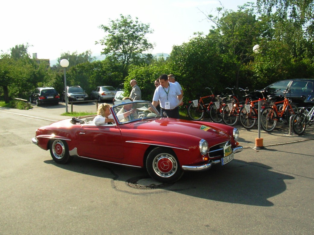 1. LIONS Bodensee Classic 2007 Mercedes Benz 190 SL Cabriolet Startnummer 12