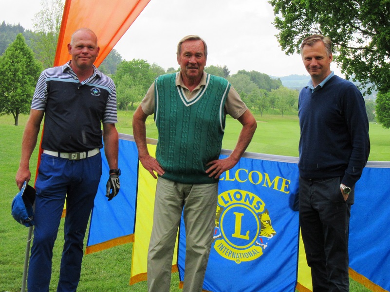 LIONS Golf Turnier 2016 (v.l.: Thomas Kümmerlein / Dr. Michael Holzbaur / Name nicht genannt)