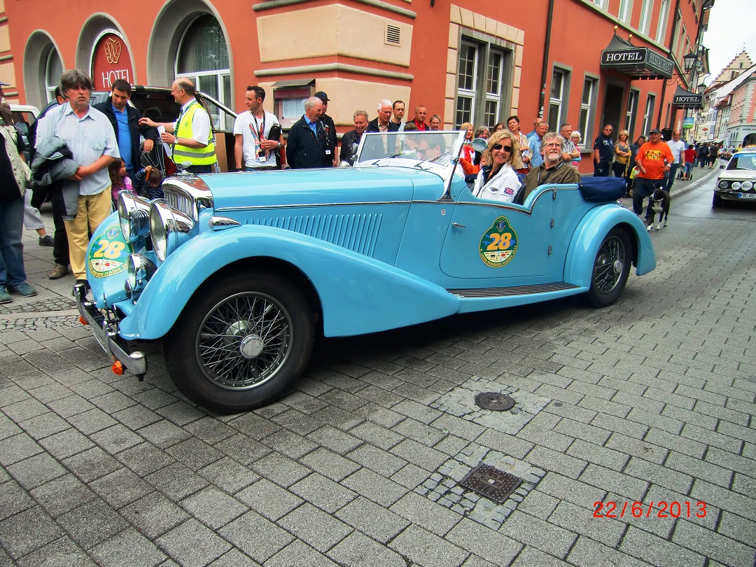 4. LIONS Bodensee Classic 2013 Bentley 3,5 Litre Drophead Cabriolet Startnummer 28