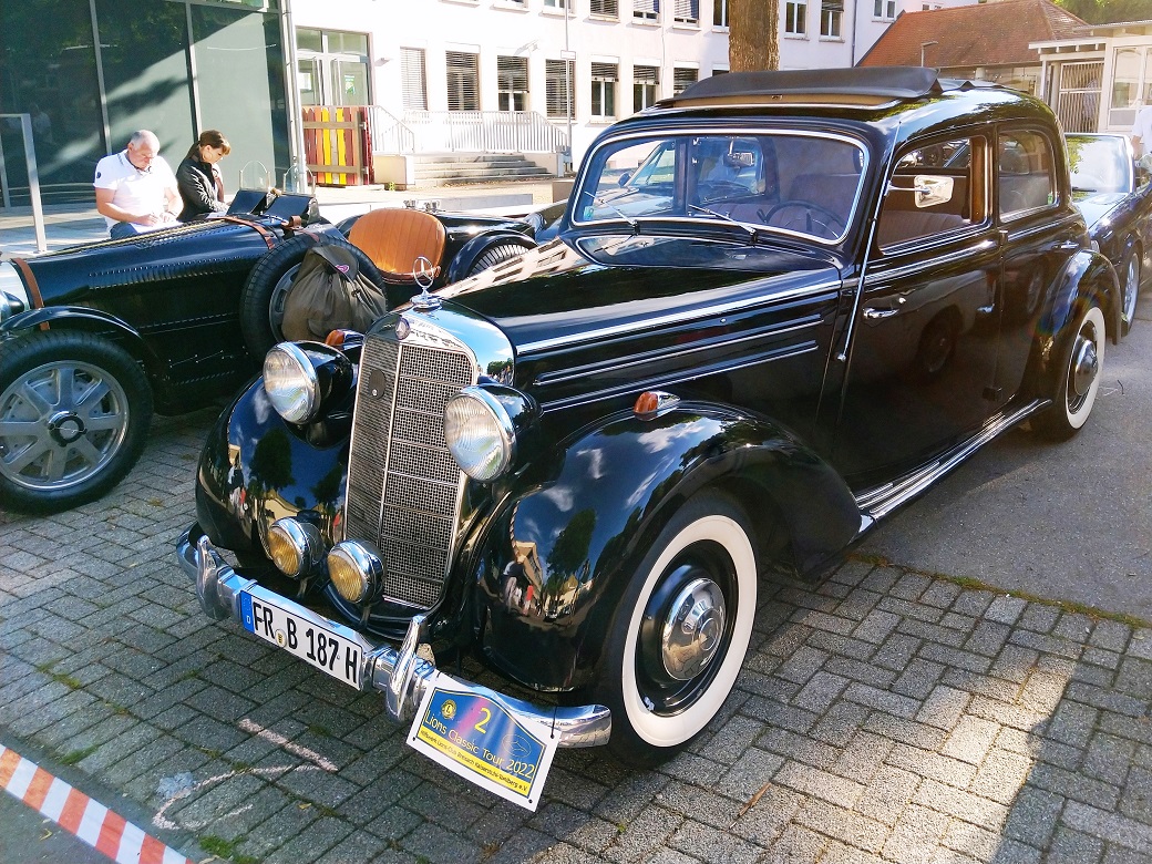 7. LIONS Classic Tour Breisach 2022 Mercedes Benz 170 S Startnummer 2