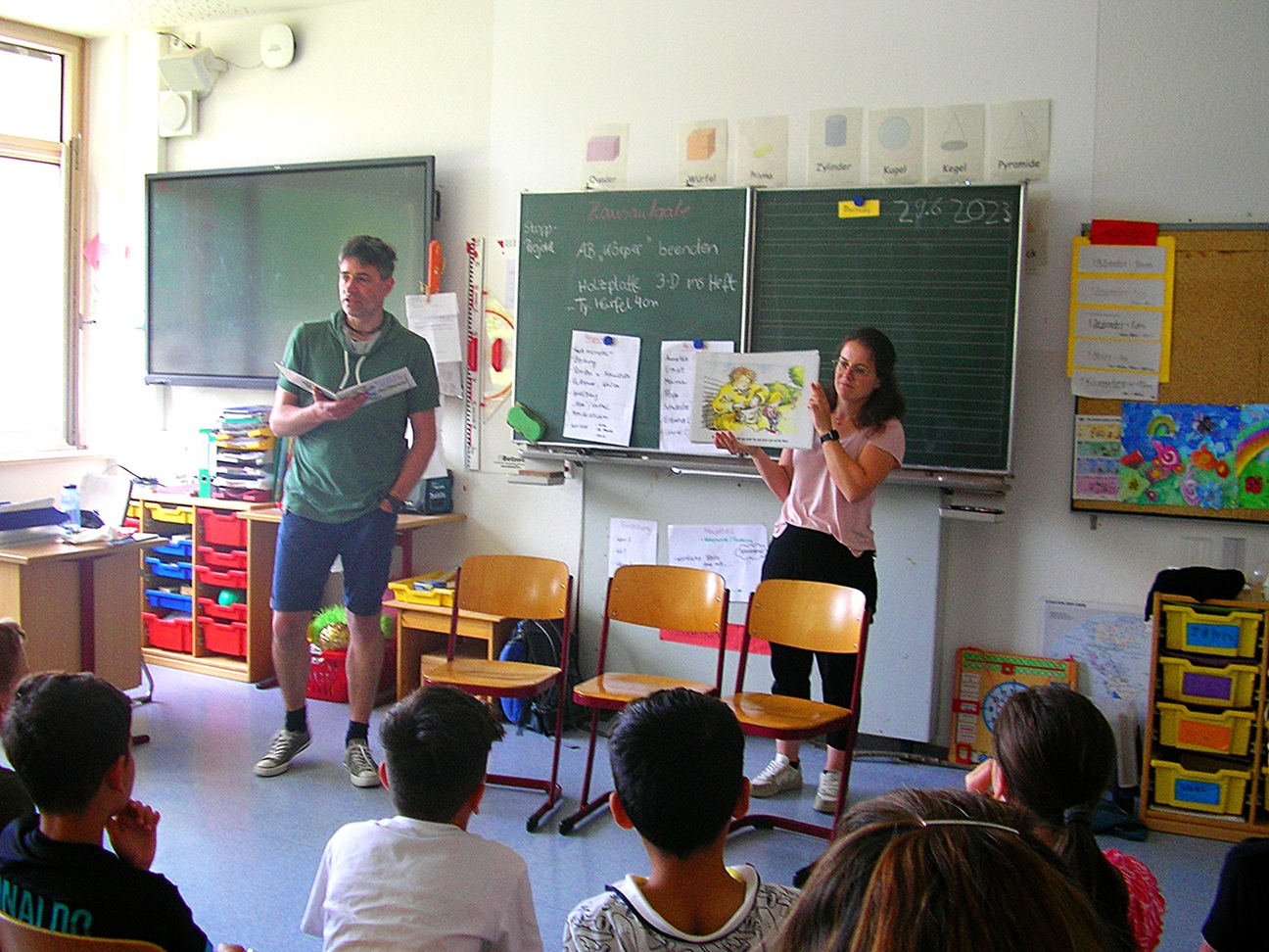 Durchführung des Projekts "Stopp - nicht mit mir!" in einer vierten Klasse