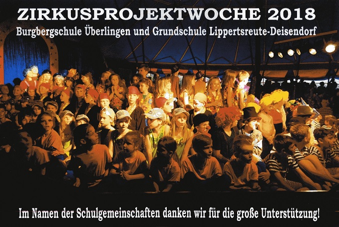 Die Schulgemeinschaften der Burgbergschule und der Grundschule Lippertsreute/Deisendorf danken für die große Unterstützung